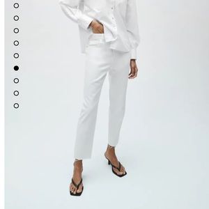 ZARA white jeans size 24